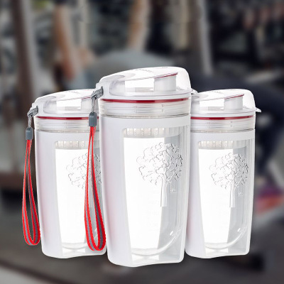 Wholesale Sports Cup Frosted Plastic Cup Tumbler Creative Portable Student Cup Custom Water Bottle Space Cup