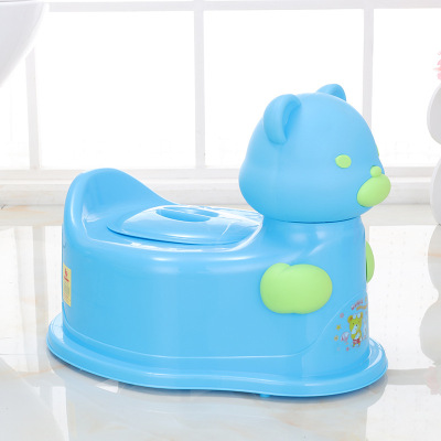 Shunsheng Factory Direct Sales Children's Toilet Science Fiction Bear Shape Drawer Toilet Frosted Potty