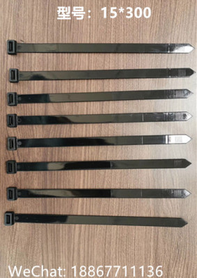 Natural locking Cable tie 12 DRG. All kinds of NYLON rope, black UV Black 15*300