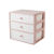 Factory Direct Sales Student Dormitory Drawer Storage Box Jewelry Storage Cabinet Girl Cosmetics Storage Box