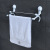 Towel Bar Punch-Free Space Aluminum Towel Rack Double Bar Bathroom Bathroom Hanging Rod Cool Towel Rack Bright