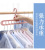 Nordic Style Plastic Daily Goods Douyin the same nine hole Hangers Gray Green Pink Hangers Factory Wholesale