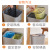 Sorting Trash Bin Dry Wet Separation Home Kitchen Living Room Creative with Cover Shanghai Press-Type Small Drawer Tube