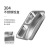 304 Stainless Steel Compartment Insulation Lunch Box Bento Japanese Student Adult Double-Layer Lunch Box Insulation Box
