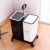 Creative Household Plastic Push Trash Can Bathroom Kitchen Combination Classification Large Trash Can Storage with Lid