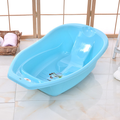 A bath bath for direct spot children can drain bath plastic baby bath