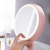 Retail Factory Direct Sales Desktop Led Make-up Mirror with Light Dormitory Desktop Table Lamp Charging Folding Mirror