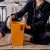Folding Plastic Trash Can Living Room Trash Can Folding Cover Dust Basket Household Kitchen Bathroom Large Size Covered 