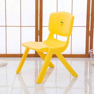 Shunsheng Children's Armchair Kindergarten Baby Plastic Chair Anti-Skid Reinforcement Multi-Color Backrest