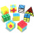 [Qiyi] Real-Color Children's Simple Sandwich Concave-Convex Cross Kindergarten Entry Series Rubik's Cube Wholesale