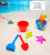 688-25 Children's Beach Toys Sand Shovel and Bucket Baby Sand Playing Hourglass Sand Playing Tools Girls and Boys