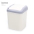 J52-6350 Mini Trash Can Plastic Desktop with Lid Korean Cute Simple Small Bedside Table Trash Can