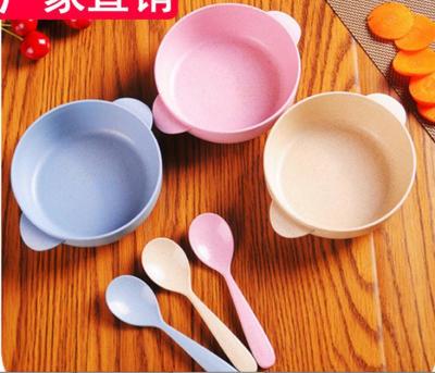 Daily Necessities Chinese Children's round Solid Color Daily Necessities Nordic Powder Frosted Bowl Factory Wholesale