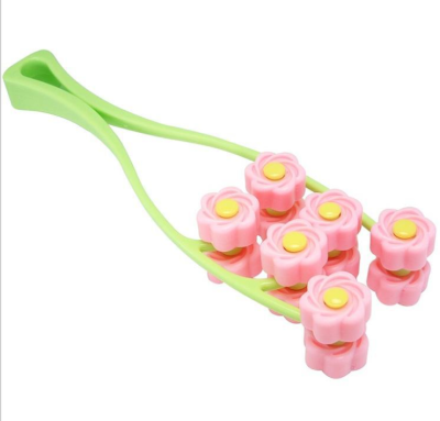 Rose Face Massager V-shaped Hand face lift roller manufacturer He Xiang Bag Packing Simple