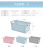 Cosmetic Storage Organizing Basket Pastoral Style Fashion Solid Color Storage Basket Pp Material Daily Necessities Storage Basket