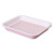 Rectangular asphalt tray plastic double-layer Fruit Bowl kitchen asphalt tray cup tray wholesale