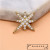 A0006 Fashion Simple Starry Rhinestone Studs Female Refined Wild Earrings Zircon Copper Parts
