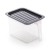 J52-0322 Rectangular Transparent Crisper with Handle Refrigerator Crisper Food Storage Box with Lid Storage Box