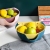 X51-490 Kitchen Double Layer with Lid Washing Vegetable Basket Drain Basket Household Plastic Multifunctional Fruit Plate Fruit Basket