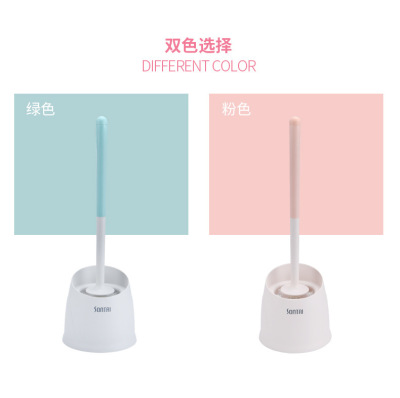 Simple Home Creative Style Draining Toilet Brush No Dead Angle Floor Toilet Brush Cleaning Nordic Style