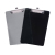 A4 Plastic Hook Power Clip Gray Writing Pad Clip Black Material Flat Clip Ticket Clips File Folder Can Be Customized