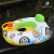 New children's swim ring baby with steering wheel ring baby boat cartoon float