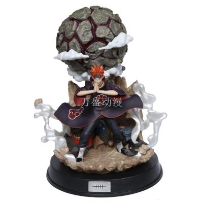 Naruto GK ground burst star astrologyPenn seven color luminescent hand - made statue