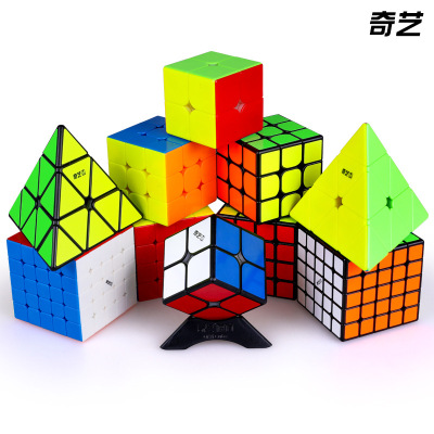 Qiyi Magnetic Cube 2345-Level Pyramid Triangle Rubik's Cube Getting Started for Children Beginner Professional Competition Rubik's Cube Toy