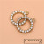 A0010 Fashion Ornament Accessories round Spot Drill Accessories Earrings Necklace Pendant Parts Zircon Copper Parts