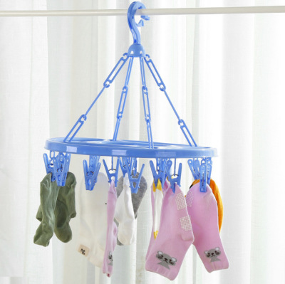 Modern Simple Plastic Daily Necessities Blue Hanger Agent to Join