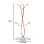 Coffee Nordic Style Rose Golden Mark Tree-Shaped Hanging Draining Rack Wine Daily Necessities Kitchen Tool Cup