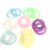 2020 Popular Color Hair Ring Jelly Color Large Telephone Wire Hair Ties Summer New Internet Celebrity Ins