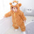 New padded coat for baby animal onesie for autumn and winter wear padded cotton hayi coral fleece baby climbing clothes