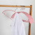 5 packed arc - shaped PVC Coated Hanger semicircle Thickened traceless non - skid clothes rack High load bearing hanger