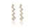 Regularity in the new S925 silver needle splice rhinestone Earrings Women's style new super Fairy Earrings have been flown in the air