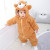 Thickened cotton-padded animal onesie for autumn and winter outdoor cotton-padded ha-coated baby climbing clothes