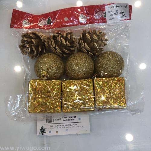 factory cistmas cistmas pendant cistmas pine cone cistmas tree pendant holiday set window decoration new gift box