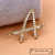 A0017 Fashion Ornament Accessories Spot Drill Pendant Parts Necklace Bracelet Accessories Zircon Copper Parts