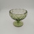 The manufacturer sells summer ice cream cup European embossed glass ice cream bowl primary color tall glass
