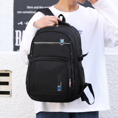 Student Backpack Oxford Cloth Junior High School School Bag Computer Bag  New Business Bag for distribution