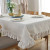 Coherence European Tablecloth simple Lotus Edge Table Cloth INS Scandinavian Wind linen Tea Table Cloth Custom