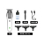 Kemei Electric Device KM-5029A Men's Hair Scissors USB Charging