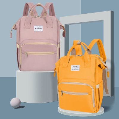 Cross-border new mommy bag multi-function large-capacity backpack baby bag Fashion backpack Upgrade