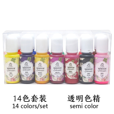 Crystal drops with high Color Essence without Odor Hot Style oil Transparent Color Essence