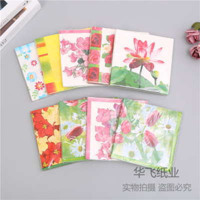 For Foreign Trade-Small Package Girls Carry-on Square Tissue Restaurant Hotel Square Tissue Tissue Take-out Napkin