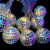 Cross-border explosion of new LED Lamp String Laser ball Mirror Modeling wholesale decorative lights Laser ball