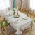 Coherence European Tablecloth simple Lotus Edge Table Cloth INS Scandinavian Wind linen Tea Table Cloth Custom