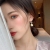 Compact cat-eye earring female Korean High Sense Joker Zircon Bowknot Earrings Small Small Earrings