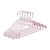Creative Plastic PVC Coated Hanger Daily Necessities Pink Hanger Origin Supply Factory Direct Sales Factory Delivery