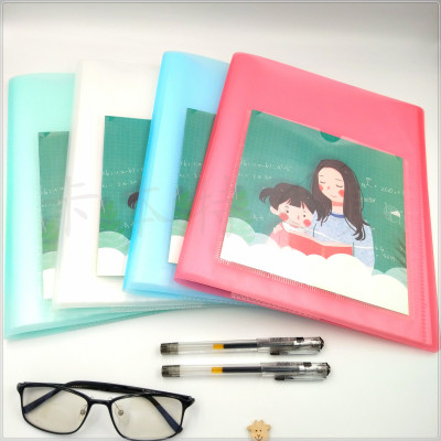 A4 Two Open Data book Card Special tie Elastic Bag Office File book Manufacturer Direct Student Test paper bag